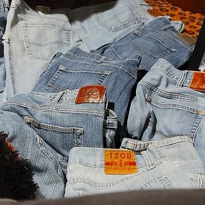 6 pairs of men's jeans 42x32